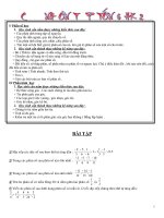 De cuong on tap hoc ki II toan 6 rat hay