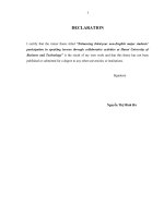 LUẬN VĂN THẠC SỸ TIÊNG ANH 