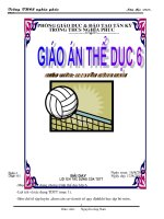 GIAO AN THE DUC 6 .HOC KY 1.