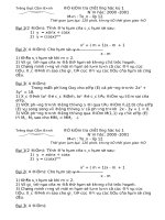 Đề kiểm tra học kỳ 1- GT 12