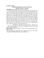 Đề thi Ngữ văn 9 - TP Hà Nội 3/2011