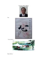 Họa sĩ Trịnh Thanh Tùng