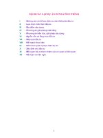 Báo cáo đầu tư xây dựng