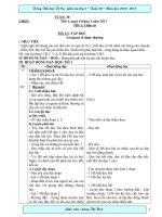 GIÁO ÁN LỚP 2 TUẦN 30 - 3 CỘT