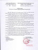 Số: 747/TB-SGDĐT ngày 06/4/2011 Thông báo v/v treo cờ Tổ quốc và nghỉ giỗ Tổ Hùng Vương năm 2011