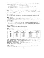 Đề thi HSG Địa tính LA 2011