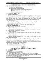 đồ án nền móng tham khảo