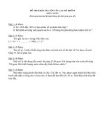 Đề KS Toán Lớp 4 ( Tháng 9)