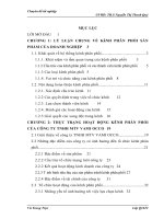 luận văn quản trị kinh doanh Hoàn thiện hệ thống kênh phân phối ở công ty TNHH MTV VAMI OCCO