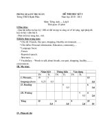 DE THI HKI LOP 8THCS HANH PHUC