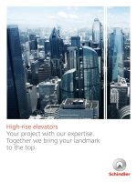 Schindler 7000 general brochure  Highrise elevators