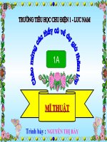 Vẽ màu vào hình vẽ phong cảnh