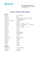 từ vựng tiếng anh lớp 10 unit13