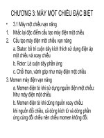 Bài giảng máy điện   chương III  máy một chiều đặc biệt