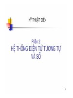 Bài giảng kỹ thuật điện   phần 2  hệ thống điện tử tương tự và số