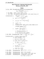 Một số phương trình lượng giác Đề thi ĐH 02-05