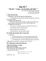 giao an cong tru da thuc 1 bien