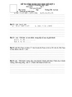 Đề thi KS chất lượng HSG lớp 3 tháng 4vòng 2