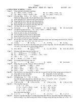 ÔN TẬP HÓA 10 -11 CÓ ĐA