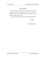 luận văn thạc sĩ  Phân tích và đề xuất các biện pháp cải thiện tình hình tài chính tại Công ty Cổ phần Vinacommodities