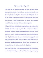 Nghị luận xã hội về sống có ích