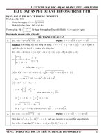 luyện thi đại học phần phương trình