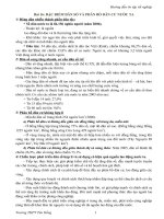 Ôn thi TN chủ đề: Dân số