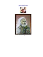 Họa sĩ Đinh Quang Tỉnh