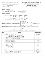 Đề kt 1 tiết chương giới hạn 11