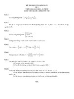 DE THI VA DAP AN  HOC KY II KHOI 10 NAM 2011