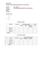 trắc nghiệm môn sản phụ khoa bài Một số phương pháp thăm dò trong sản khoa  có đáp án