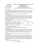 Đề HSG Vật  lý lớp 9 tỉnh QBình năm 2011