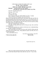 Don xin nghi che do thai san