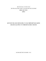 KẾ TOÁN MUA BÁN HÀNG HÓA VÀ XÁC ĐỊNH KẾT QUẢ KINH DOANH TẠI CÔNG TY TNHH HƯNG PHÁT THÀNH
