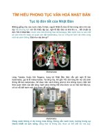TÌN HIỂU NỀN VĂN HOÁ NHẬT BẢN