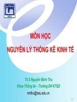 Chương 5 phân tích hồi quy và tương quan
