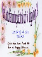 Luyen tu va cau Lop 2 Tuan 31