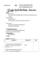 ỨNG DỤNG TÍCH PHÂN ĐỂ TÍNH DIỆN TÍCH HÌNH PHẲNG