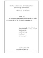 tiểu luận quản trị kinh doanh  Hoàn thiện kênh phân phối cho sản phẩm của Công ty Cổ phần đầu tư và phát triển công nghệ(FPT)