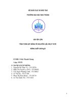 TÍNH TOÁN SấY BĂNG TẢI NGUYÊN LIỆU MỰC TƯƠI NĂNG SUẤT 500 Kgh