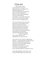 Thơ về ngày chia tay thầy cô giao