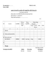 Ho so che do nghi thai san (mau 2)