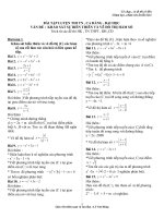 Bài tập về khảo sát hàm số