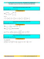 Tích phân trong đề thi đại học chính thức từ 2013 trở về trước có giải chi tiết