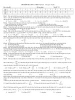 Đề+ĐA phần ĐXC-12