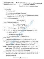 đề thi thử thpt quốc gia 2015 các trường