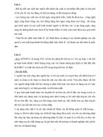 Đề cương (50 câu) Định mức kinh tế kỹ thuật