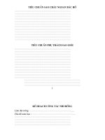 So hoat dong sao nhi dong