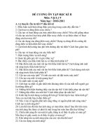 ĐỀ CƯƠNG VẬT LÝ 9-HKII