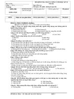 bài thi Khoa + Sừ + Địa cuối học kì II